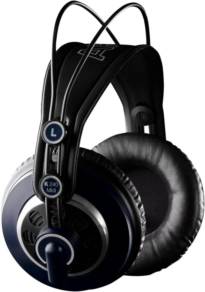 AKG K240 MKII Professional Semi-Open Over-Ear Studio Headphones