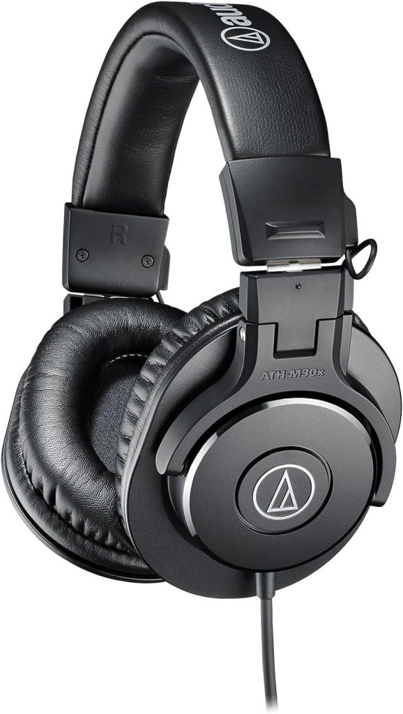 Audio-Technica M30x Professional Monitor Headphones Black