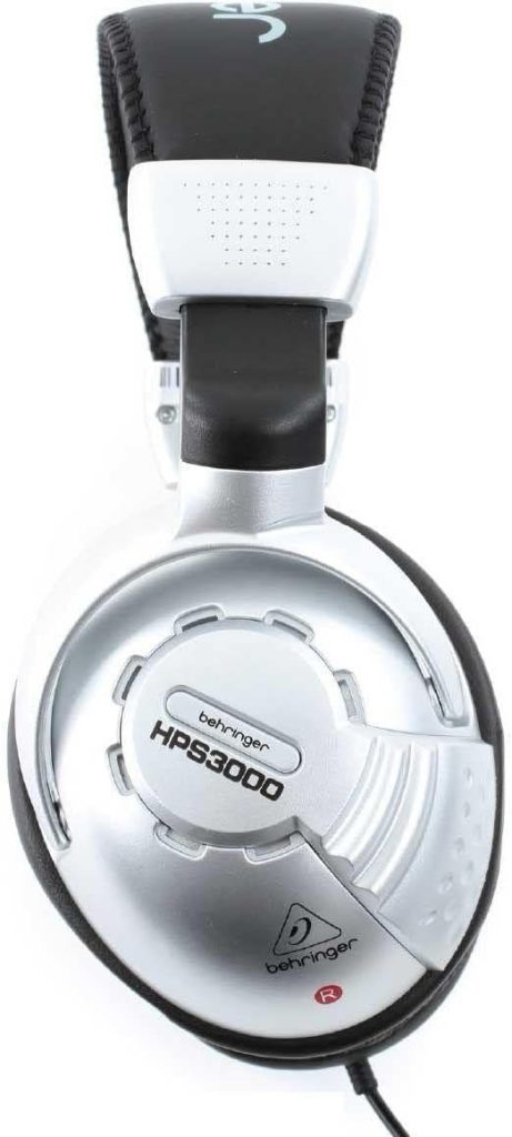 Behringer HPS3000 High-Performance Studio Headphones, Silver