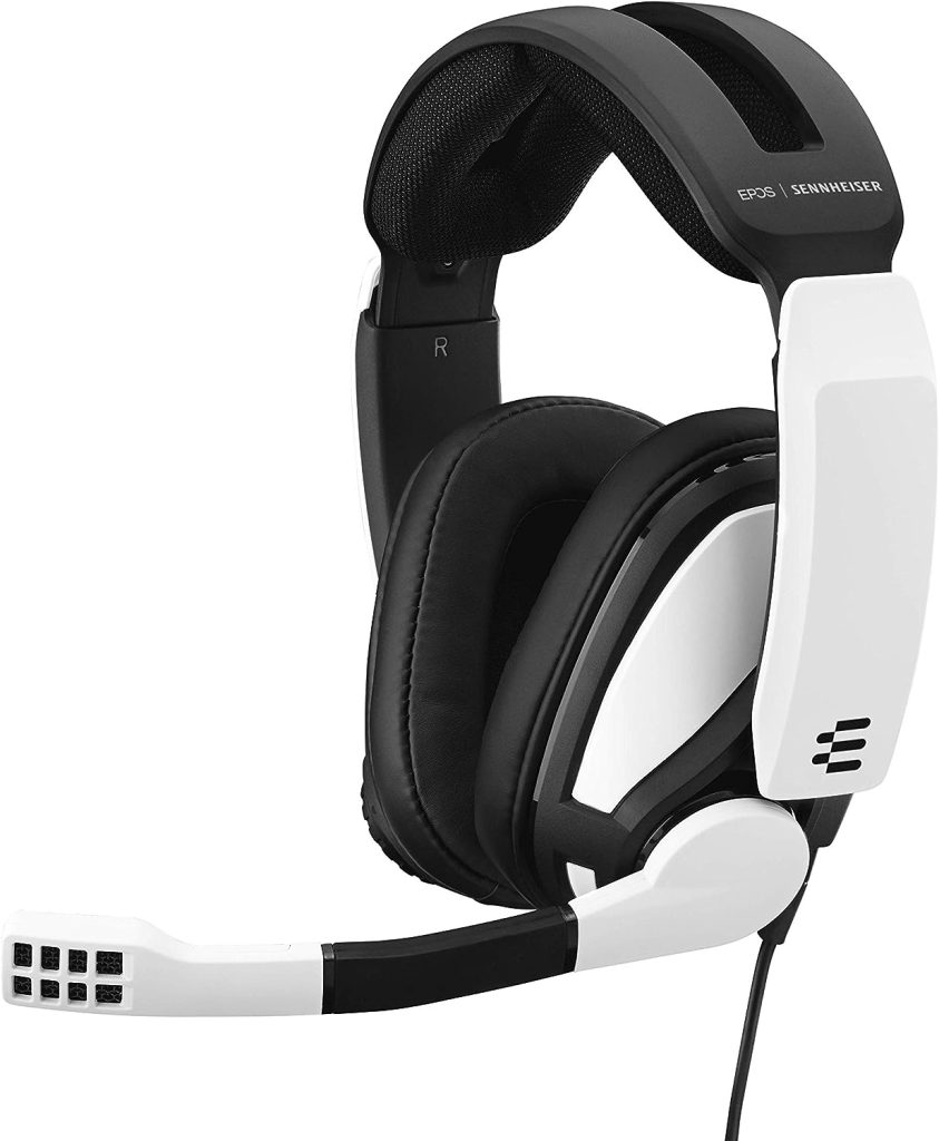 EPOS I Sennheiser GSP 301 Gaming Headset with Noise-Cancelling Mic, Flip-to-Mute, Comfortable Memory Foam Ear Pads, Headphones for PC, Mac, Xbox One, PS4, PS5, Nintendo Switch, Smartphone compatible