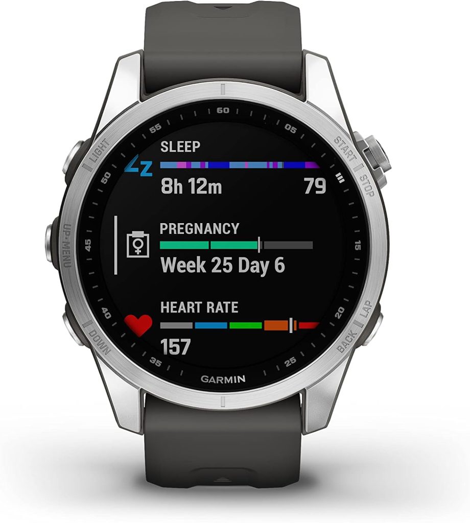 Garmin fēnix 7, Multisport GPS Smartwatch, Advanced Health and Training Features, Touchscreen and Buttons, Ultratough Design Features, Up to 18 days battery life, Graphite