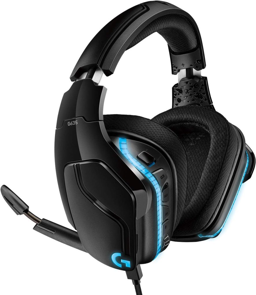 Logitech G432 Wired Gaming Headset, 7.1 Surround Sound, DTS Headphone:X 2.0, 50 mm Audio Drivers, USB and 3.5 mm Audio Jack, Flip-to-Mute Mic, Lightweight, PC/Mac/Xbox One/PS4/Nintendo Switch - Black