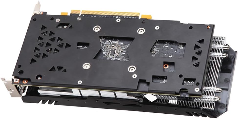 maxsun AMD Radeon RX 580 8GB 2048SP GDDR5 Computer Video Graphics Card GPU for PC Gaming 256-Bit DirectX 12 DVI, HDMI, DisplayPort Multi Monitors Extend (Black)