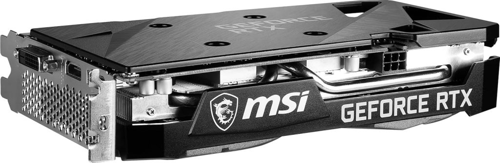 MSI GeForce RTX 3050 VENTUS 2X XS 8G OC Gaming Graphics Card - 8GB GDDR6, 1807 MHz, PCI Express Gen 4 x 8, 128-bit, 1x DP v 1.4a, HDMI 2.1 (Supports 4K)