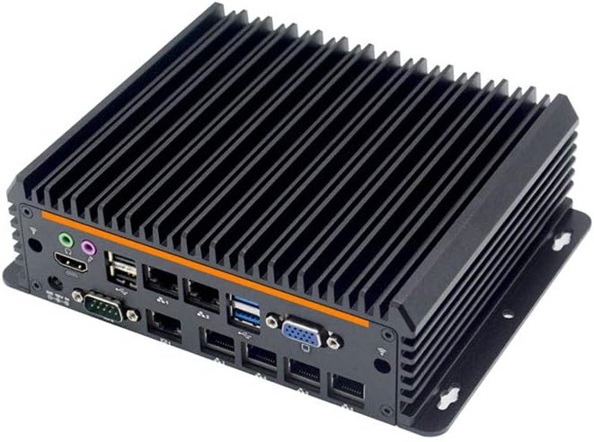 PICOPC Intel i7-8565U 6 LAN Fanless Security Gateway Appliance Firewall Router (8GB RAM, 120GB mSATA SSD) Supports OS like Sophos, pfSense, Untangle, Ubuntu, FreeBSD (4G upto 150Mbps)