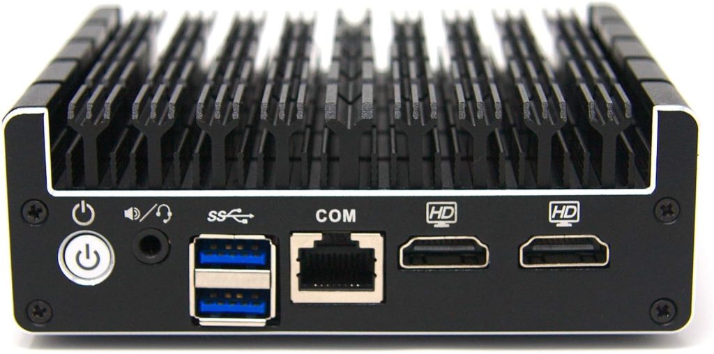 Protectli Vault FW4B - 4 Port, Firewall Micro Appliance/Mini PC - Intel Quad Core, AES-NI, 8GB RAM, 120GB mSATA SSD - Compatible with pfSense/OPNsense etc.