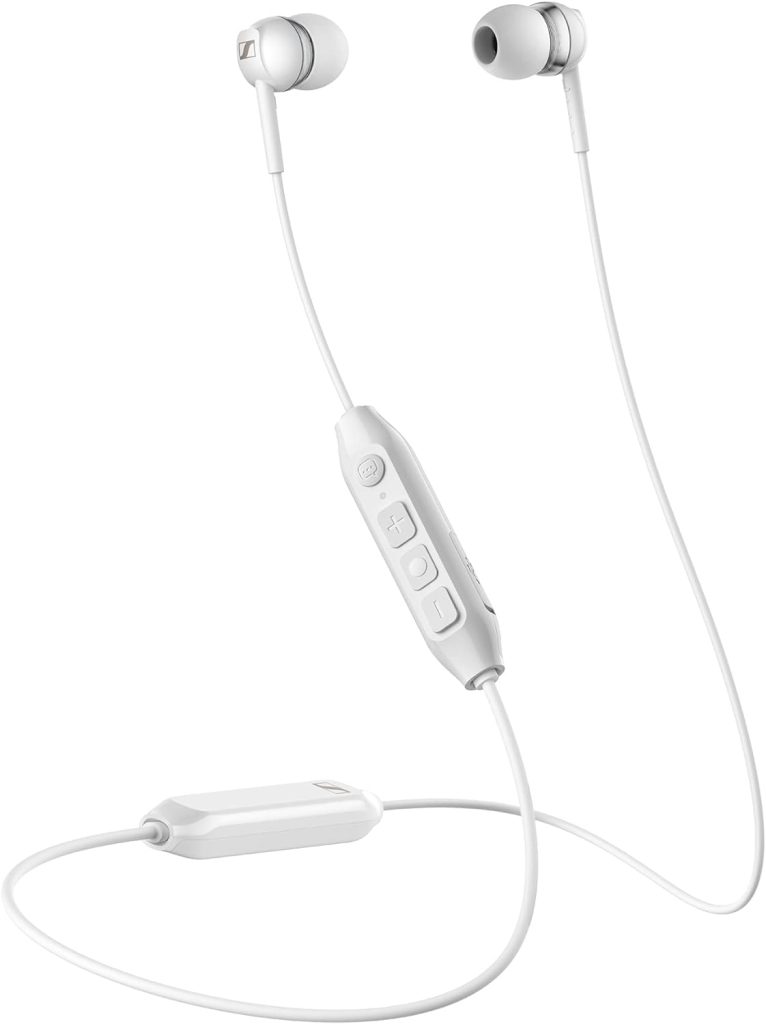 Sennheiser CX 350BT Wireless Headphones with Necklet, White