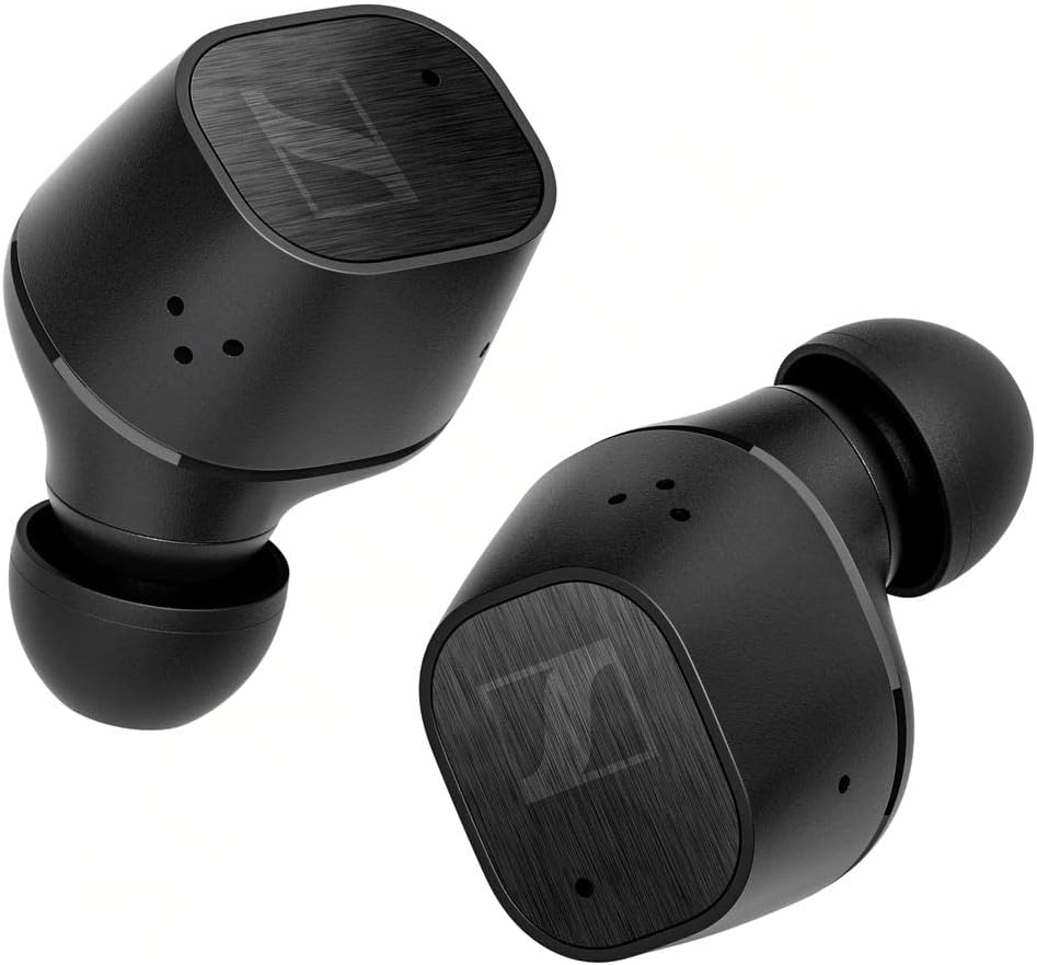 Sennheiser CX Plus True Wireless Earbuds - Bluetooth In-Ear Headphones for Music and Calls with Active Noise Cancellation, Customizable Touch Controls, Bass Boost, IPX4 and 24-hour Battery Life, Black