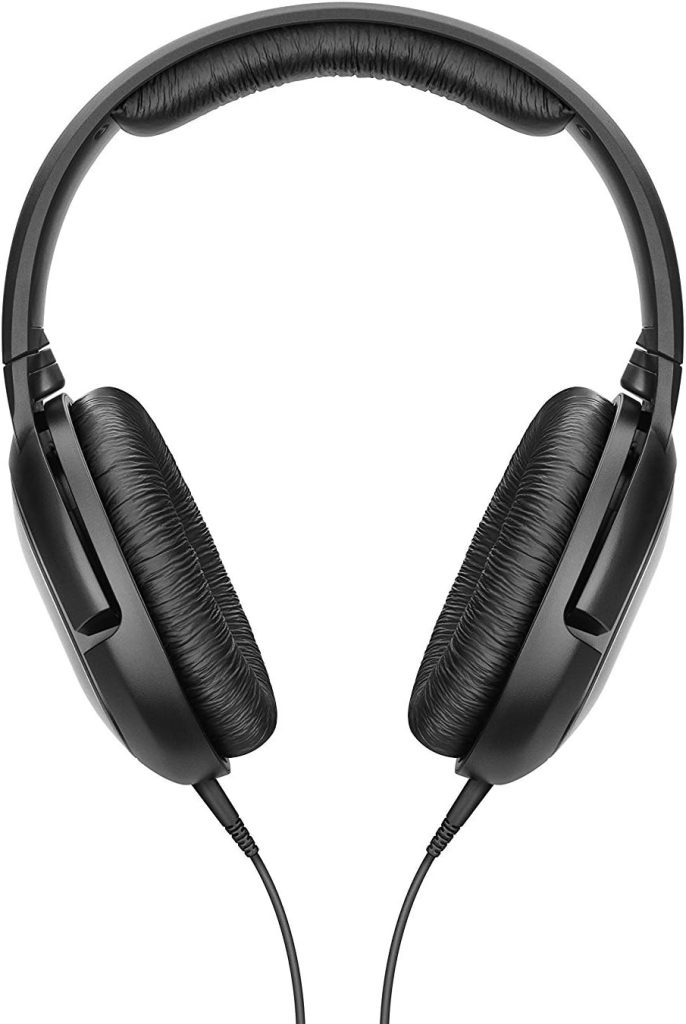 Sennheiser HD 201 Closed Dynamic Stereo headphones for Studio, Performance Live and Djs - Black