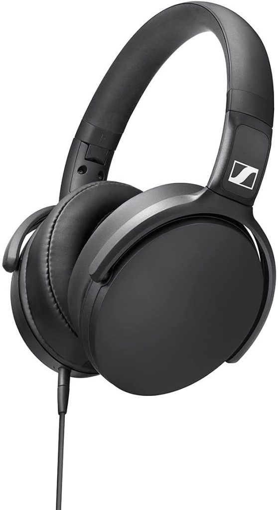 Sennheiser HD 400S Closed Back, Around Ear Headphone with One-Button Smart Remote on Detachable Cable