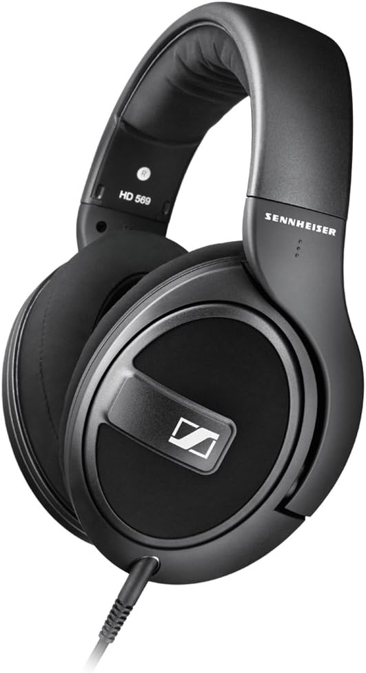 Sennheiser HD 569 Around-Ear Closed Back Headphones - Black
