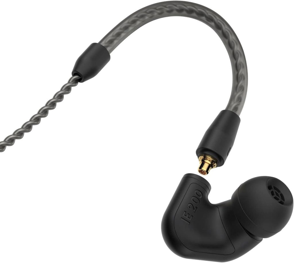 Sennheiser IE 200 Wired Audiophile Stereo Earphones - Corded In-Ear Buds with High Fidelity Superior Clear Sound, True-to-Life Voicing and an Impactful Bass - Black