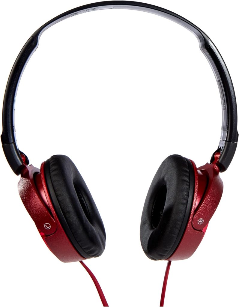 Sony MDR-ZX310 Foldable Headphones - Metallic Red