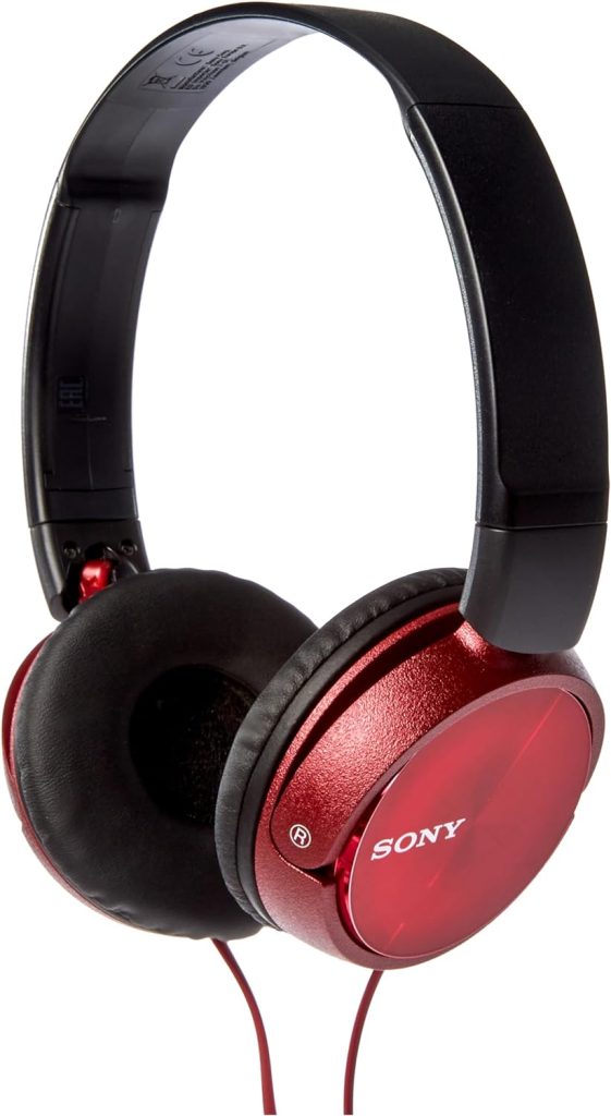 Sony MDR-ZX310 Foldable Headphones - Metallic Red