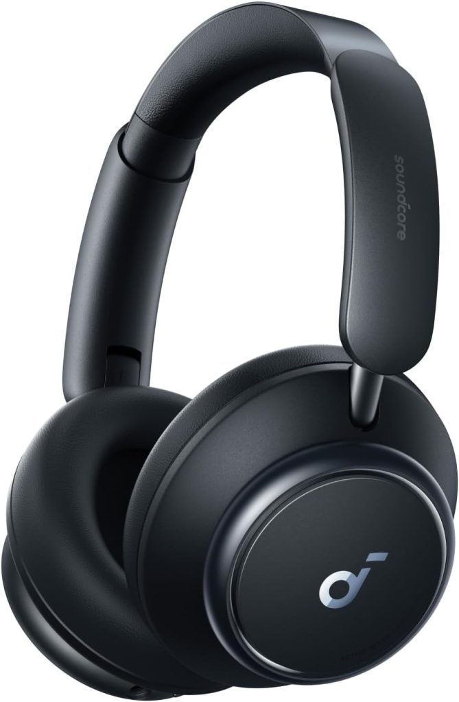 soundcore by Anker Space Q45 Adaptive Noise Cancelling Headphones, Reduce Noise By Up to 98%, Ultra Long 50H Playtime, App Control, Hi-Res Sound with Details, Bluetooth 5.3, Ideal for Traveling