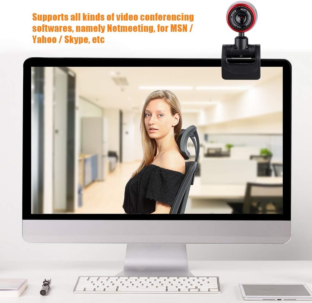 USB2.0 Webcam Streaming Web Camera Autofocus Webcam with Microphone for Video Calling Gaming Conferencing USB Computer Camera Laptops and Desktop Camera
