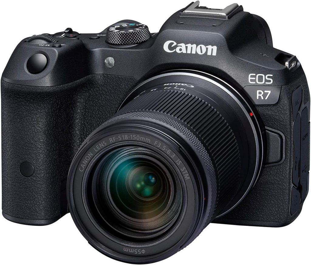 Canon EOS R7 Mirrorless Camera + RF-S 18-150mm F3.5-6.3 IS STM Lens - 32.5 MP, 15 fps | 4K Video, Wi-Fi, Bluetooth | Ideal for Wildlife, Sport  Action