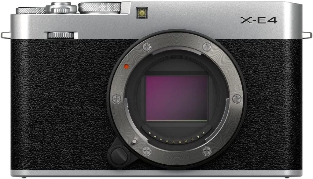 FUJIFILM X-E4 Mirrorless Digital Camera, Silver