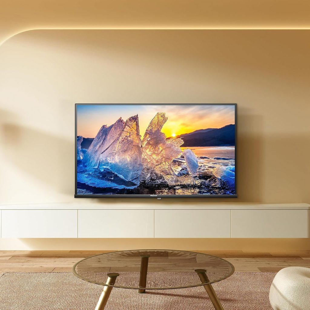 Hisense 32A4EGTUK (32 Inch) HD Smart TV, with Natural Colour Enhancer, DTS Virtual X, VIDAA U5 OS, Youtube, Netflix, Disney +, Freeview Play and WiFi (2022 NEW), Operating System VIDAA           [Energy Class G]