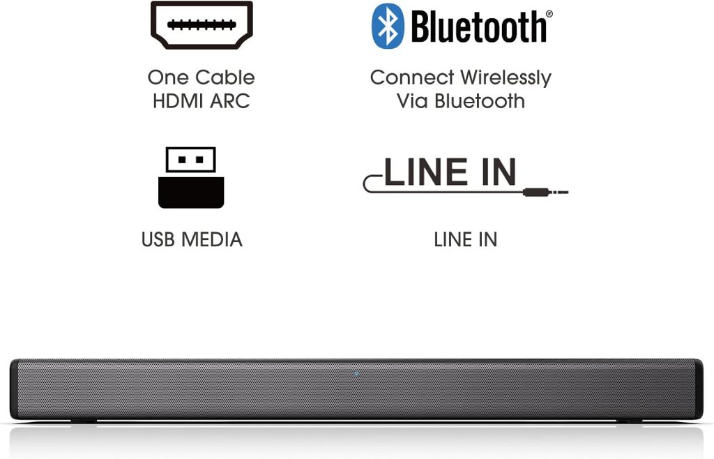 Hisense Smart TV A6K and HS214 with Built-in subwoofer, Dolby Audio