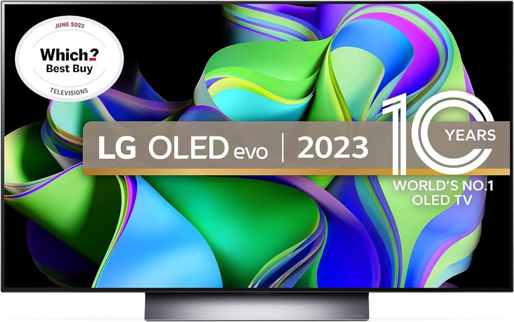 LG OLED evo C3 55 4K Smart TV, 2023