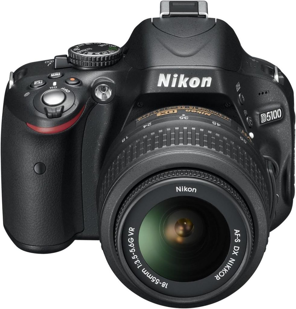 Nikon D5100 Digital SLR Camera with 18-55mm VR Lens Kit (16.2MP) 3 inch LCD (Renewed)