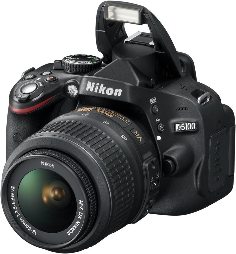 Nikon D5100 Digital SLR Camera with 18-55mm VR Lens Kit (16.2MP) 3 inch LCD (Renewed)