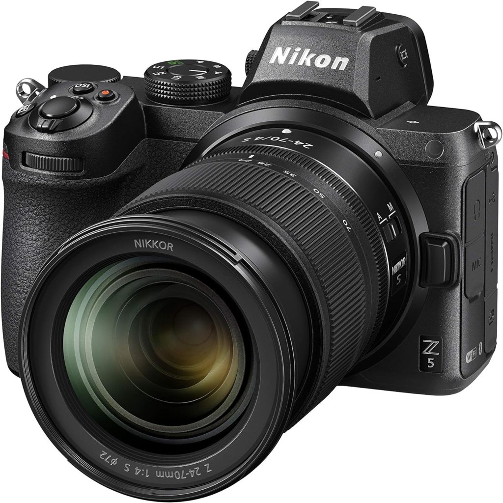 Nikon Z5 + Z 24-50mm Mirrorless Camera Kit (273-point Hybrid AF, 5-axis in-body optical image stabilisation, 4K movies, Dual card slots) VOA040K001