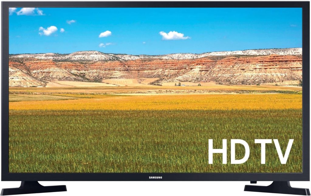 Samsung 32 Inch, 720p, T4300 LED HDR Smart TV With Contrast Enhancer, Ultra Clean View  Purcolour Image Technology Built-In, HDMI, USB, Easy To Set Up, App Connectivity           [Energy Class A]