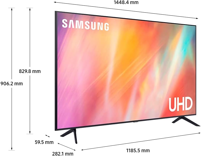 Samsung 43 Inch AU7020 UHD HDR 4K Smart TV (2023) - Crystal UHD 4K Smart TV With HDR Picture, Adaptive Sound Lite, PurColour Colour Technology  Q-Symphony Sound - Compatible With Alexa           [Energy Class G]