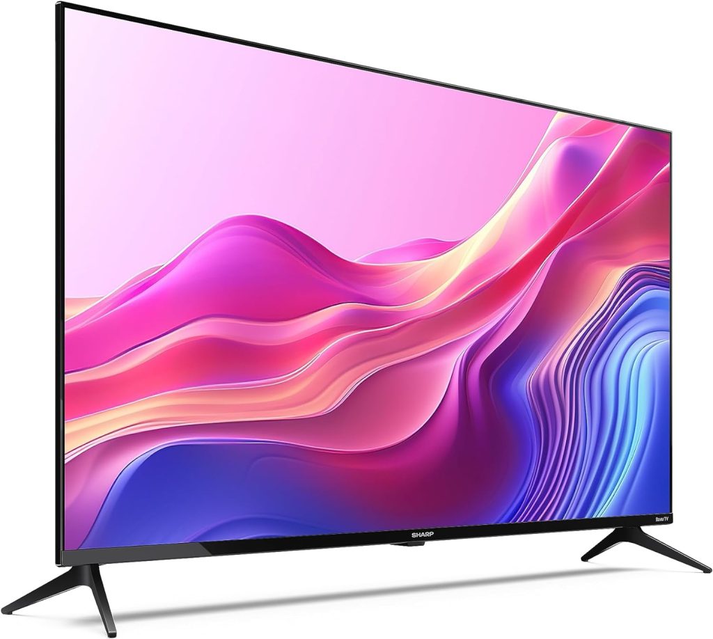 SHARP 40FD6K 40-Inch Full HD Smart Frameless Roku TV™ in Black with Active Motion 200, HDR10 Support, Freeview Play, Pre-Installed Apps, 3x HDMI  1x USB           [Energy Class E]