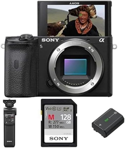 Sony Alpha 6600 APS-C Mirrorless Camera with Sony 18-135mm f/3.5-5.6 Zoom Lens ( Fast 0.02s Autofocus, 5-axis in-body optical image stabilisation, 4K HLG, Flip Screen for Vlogging )