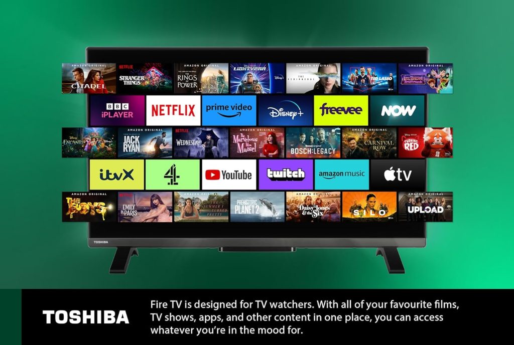 Toshiba 43LF2F53DB 43 Inch Full HD Fire TV, TRU Resolution, HDR10, Dolby Audio Processing           [Energy Class E]