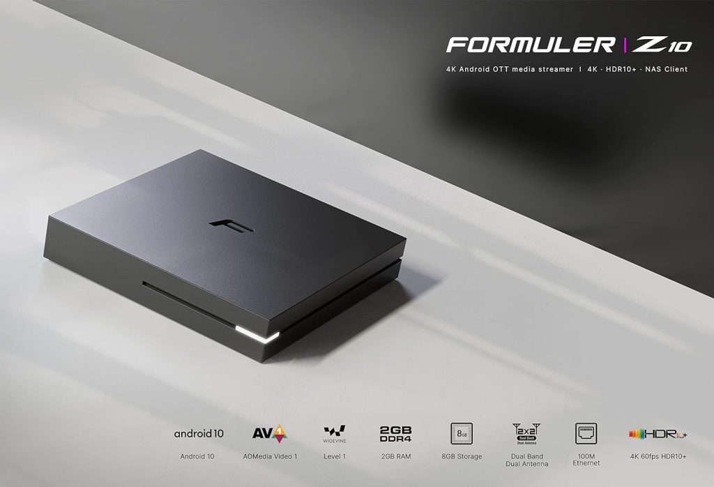 Formuler Z10 Android 10 Dual Band 5G 2GB Ram 8GB ROM 4K