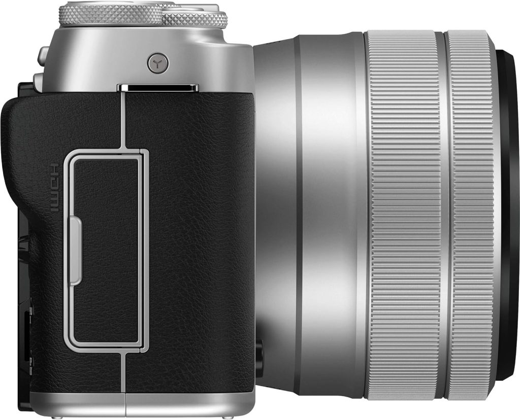 Fujifilm X-A7 Mirrorless Digital Camera w/XC15-45mm F3.5-5.6 OIS PZ Lens, Silver