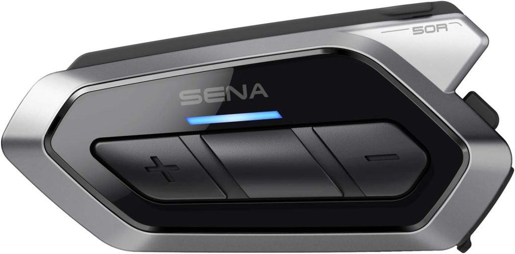 Sena 50R Low Profile Motorcycle Bluetooth Communication System with Mesh 2.0 Intercom 50R-01