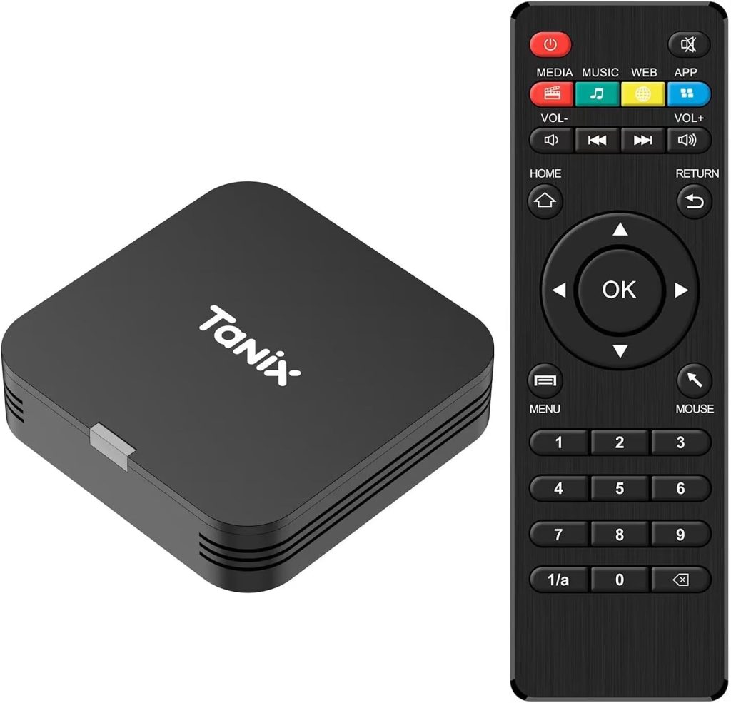 TX1 Android 10.0 TV Box, 2GB RAM 16GB ROM, Allwinner H313 Quad-Core ARM Cortex A53 Smart 4k TV Box, USB Drive and USB Hard Drive Support, WiFi Support.