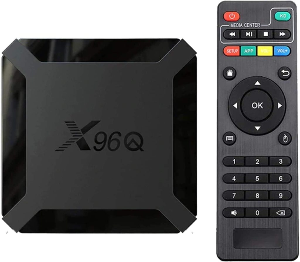 X96Q Android 10 Smart TV Box Quad-Core CPU 2GB RAM 16GB ROM | Fast Speed Smart Media Player Supports 4K with Dual 2.4G WiFi 100M Ethernet Smart TV Box