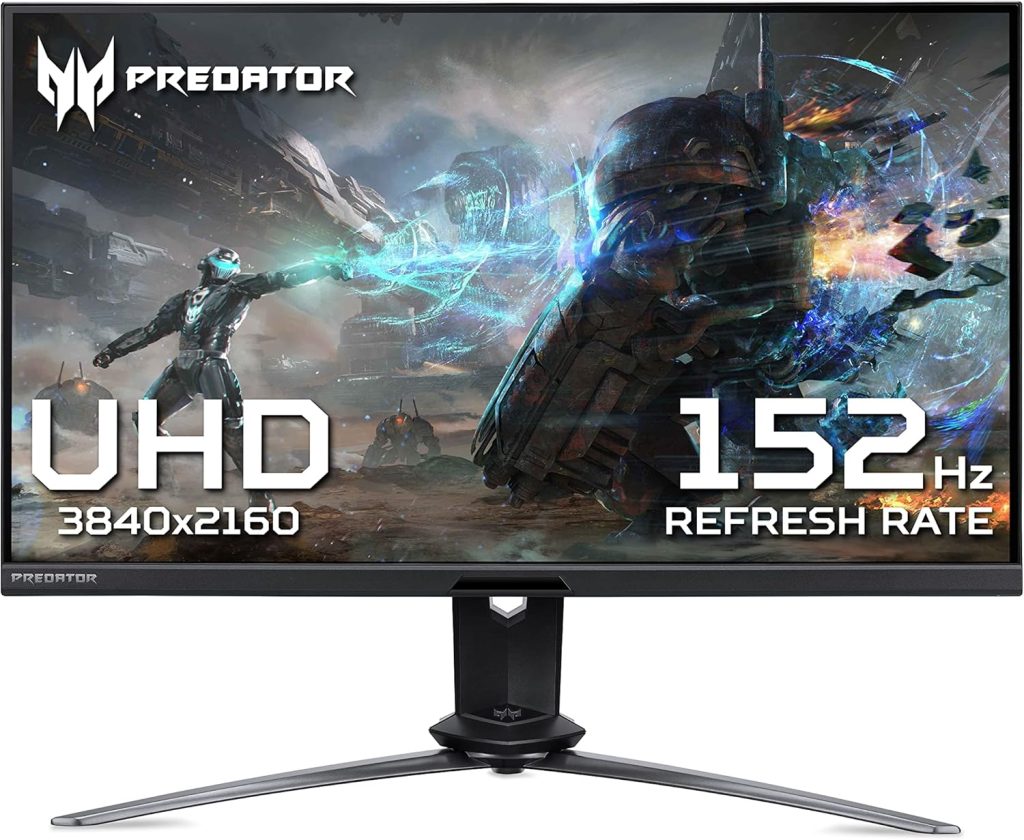 Acer Predator X28 28 Inch 4K UHD Gaming Monitor (IPS Panel, G-SYNC, NVIDIA Reflex, 144Hz, 0.2ms, DP, HDMI, USB Hub, Height Adjustable , Black)