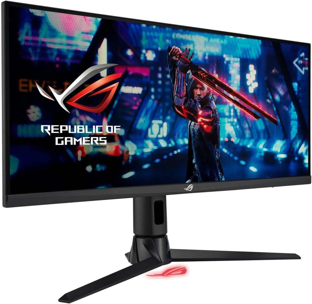 ASUS ROG Strix XG309CM Gaming Monitor â€“ 29.5 inch 2560x1080, overclocking 220Hz* (Above 144Hz), 1ms (GTG), Fast IPS, Extreme Low Motion Blur Sync, USB Type-C, 110% sRGB,