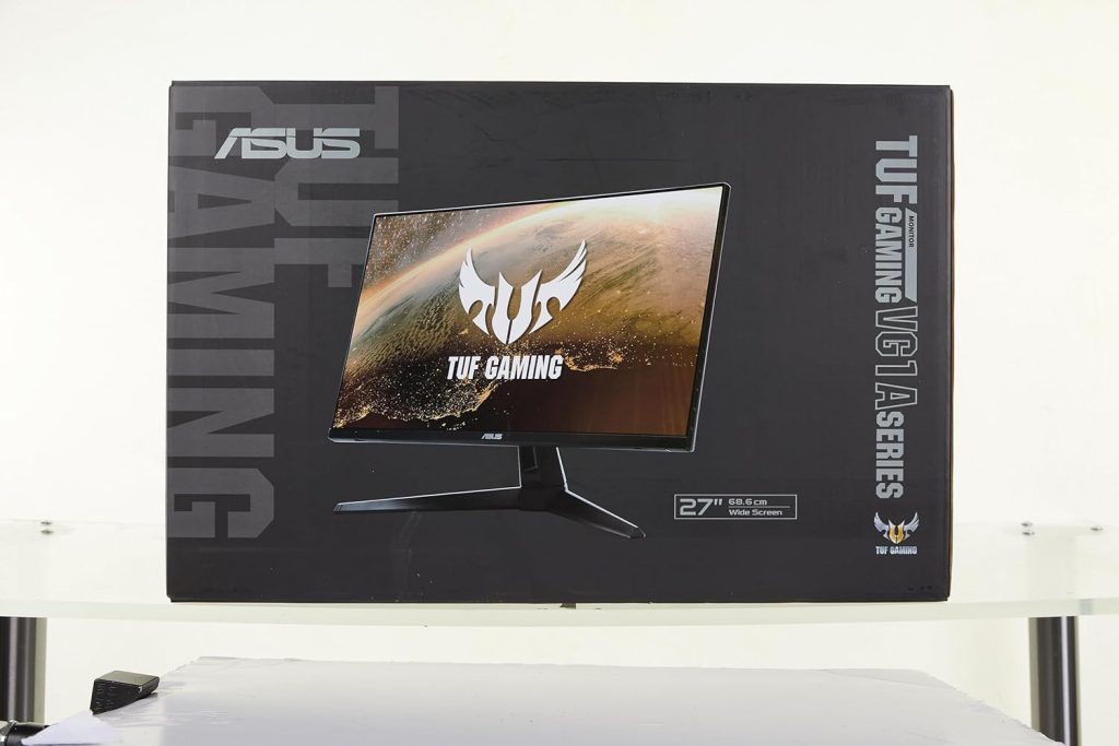 ASUS TUF Gaming VG279Q1A Gaming Monitor –27 inch Full HD (1920x1080), IPS, 165Hz (above 144Hz), Extreme Low Motion Blur, Adaptive-sync, FreeSync Premium, 1ms (MPRT), Black