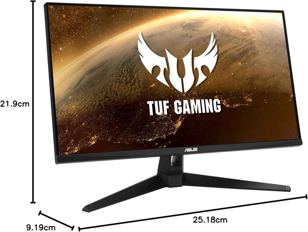 ASUS TUF Gaming VG289Q1A 4K Gaming Monitor â€“ 28 inch UHD 4K (3840x2160), IPS, DCI-P3 , Adaptive-Sync, FreeSync, HDR 10