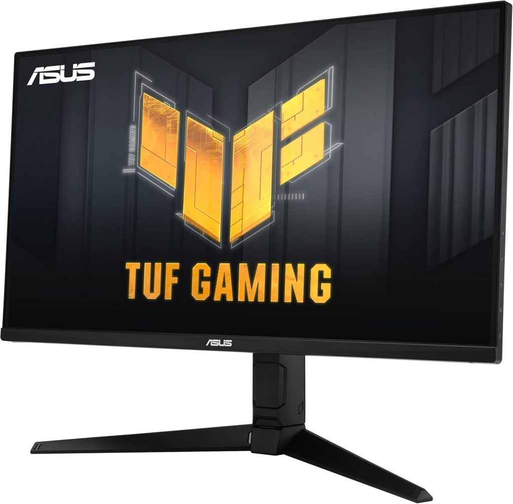 ASUS TUF Gaming VG28UQL1A HDMI 2.1 Monitor — 28 4K UHD (3840 x 2160), Fast IPS, 144 Hz, 1 ms GTG, G-Sync compatible, FreeSync™ Premium, DSC, ELMB Sync, Variable Overdrive, DisplayHDR™ 400, DCI-P3 90%