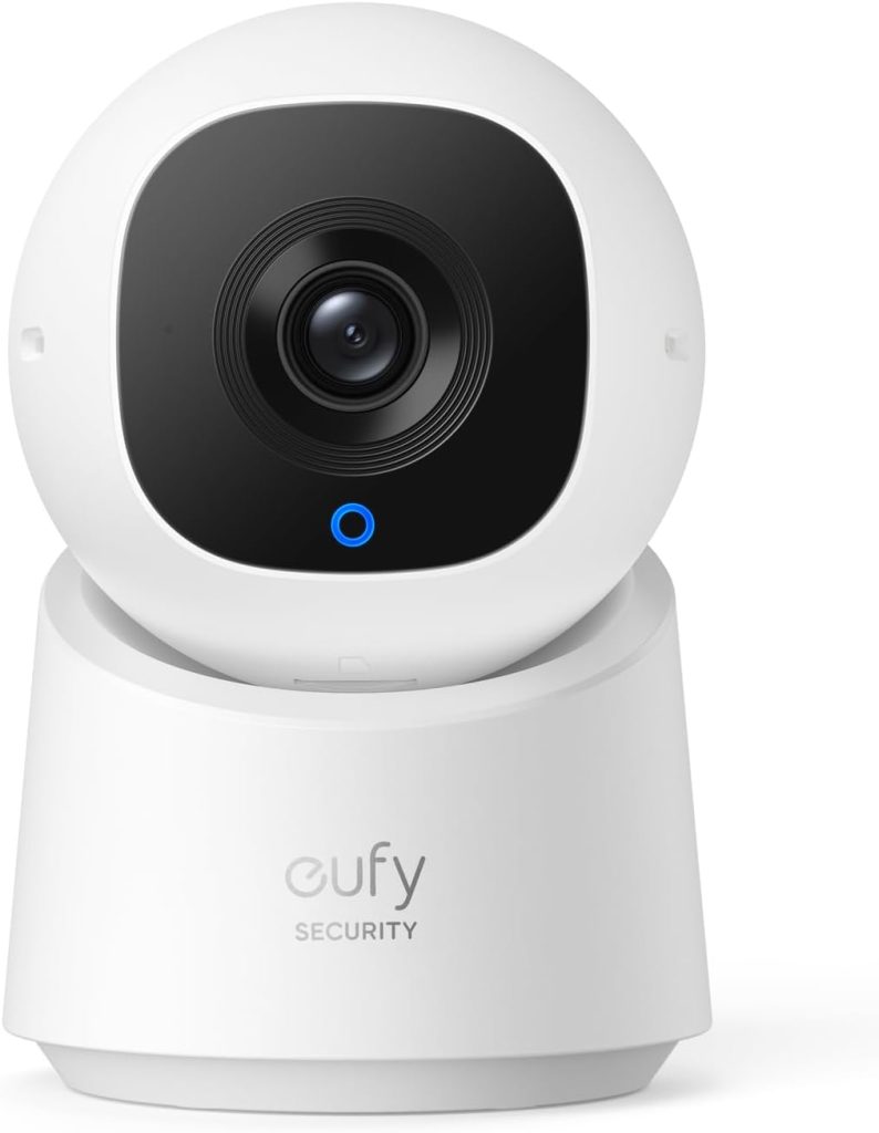 eufy Security Indoor Cam C210 1080p Resolution Security Camera Indoor with 360° Pan and Tilt, Plug-In Home Security Camera with Wi-Fi, Human/Motion AI, No Monthly Fee