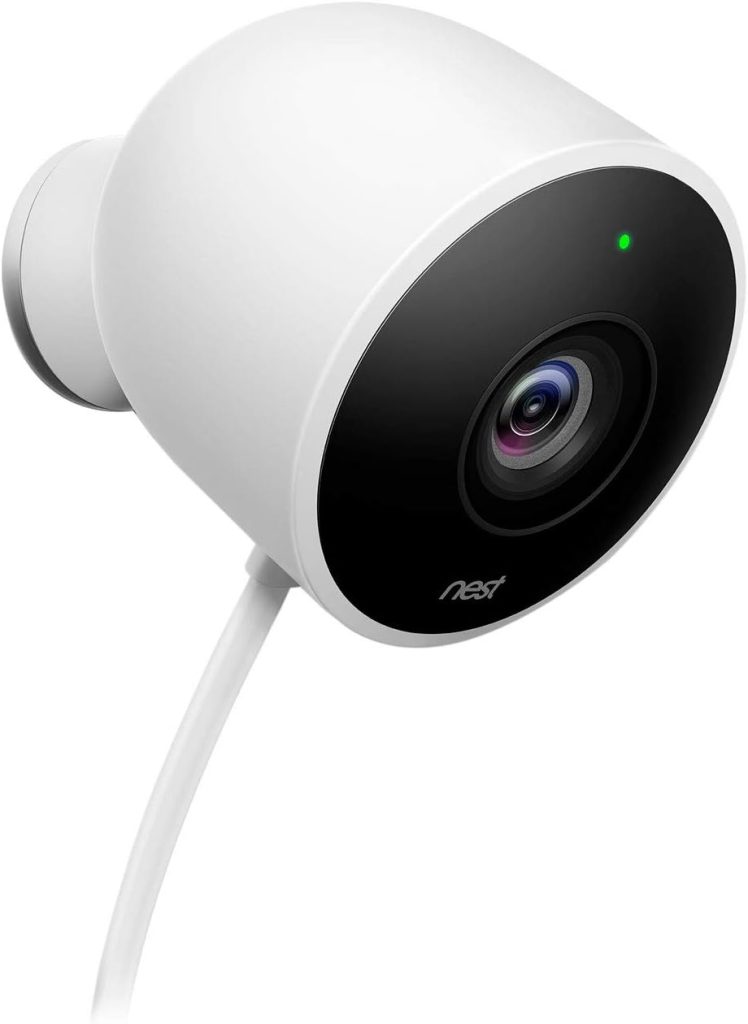 Google Nest Security Camera Outdoor - Night Vision, 1080p HD Video, 24/7 Live Video, Weatherproof CCTV Camera - Security Has Never Looked So Good