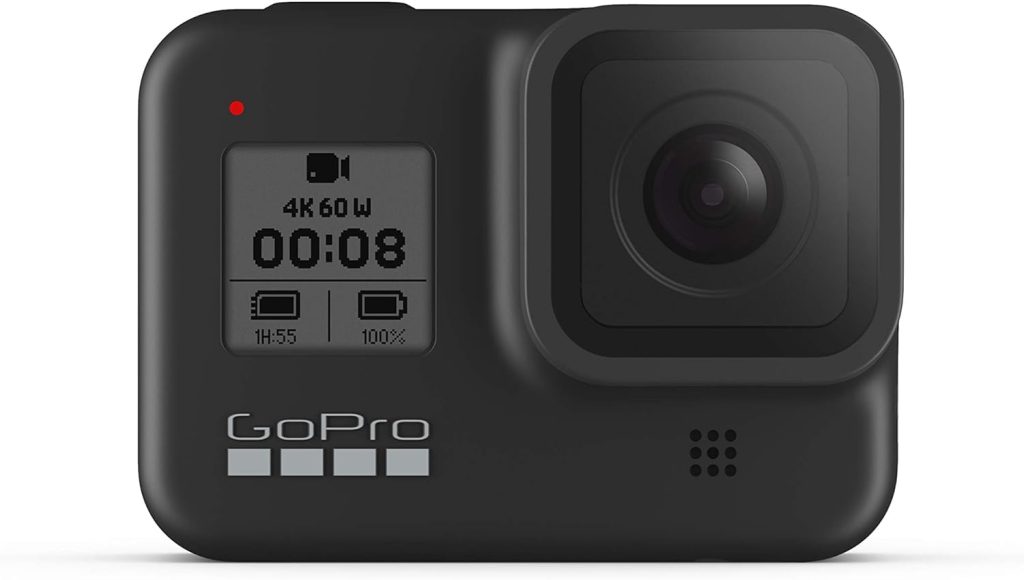 GoPro HERO8 Black - Waterproof 4K Digital Action Camera with Hypersmooth Stabilisation, Touch Screen and Voice Control - Live HD Streaming