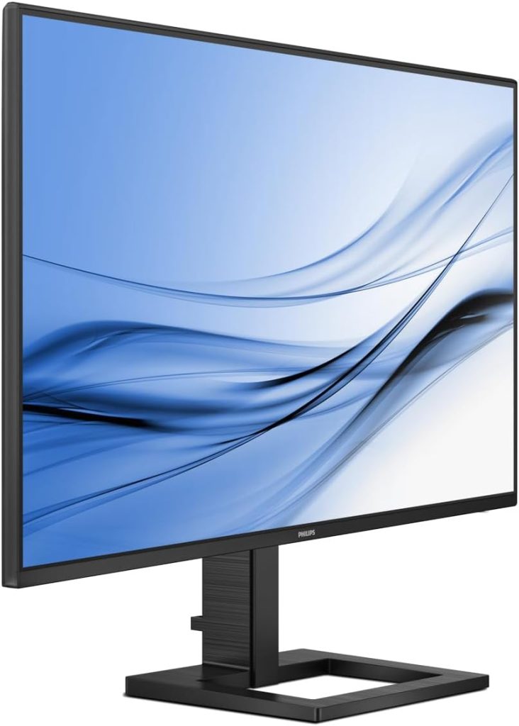 PHILIPS 27E1N1600AE - 27 inch QHD monitor, speaker, height adjustable (2560x1440, 100Hz, HDMI 1.4, USB-C (65W PD), USB Hub) black