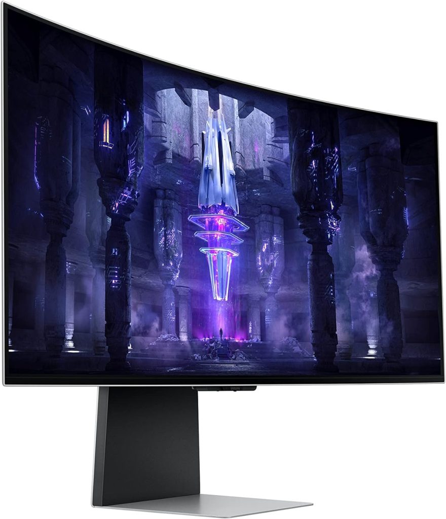 Samsung Odyssey G5 LC34G55TWWRXXU 34 1000R Curved Gaming Monitor - 165Hz, 1ms, 1440p WQHD, Freesync Premium, HDR10, HDMI, Displayport