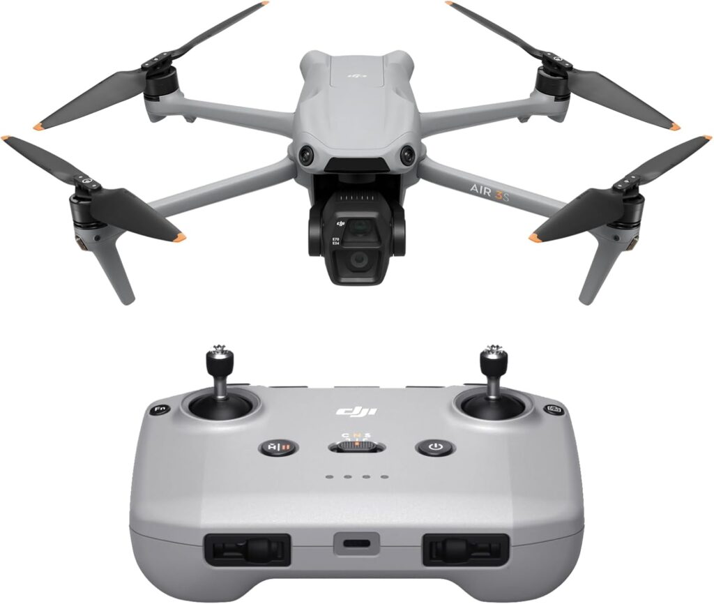 DJI Air 3S Fly More Combo (RC Screen Remote Controller), 4K Drone