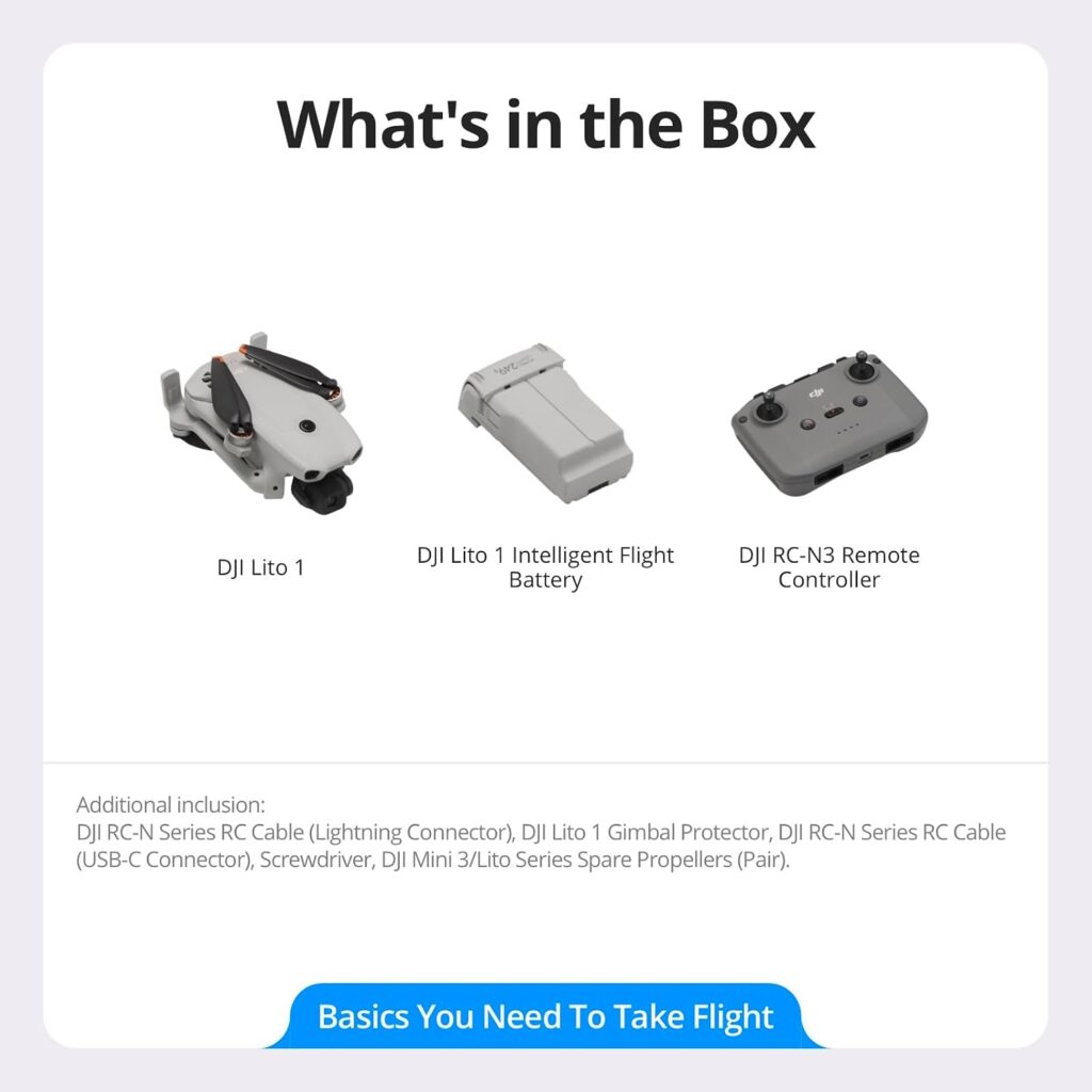 DJI Lito 1, 4K Camera Drone for Beginners, Updated Version of Mini 4K